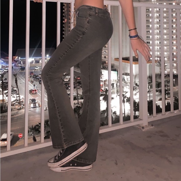 Mudd Denim - Mudd Vintage Y2K Flare Lace-Up Jeans